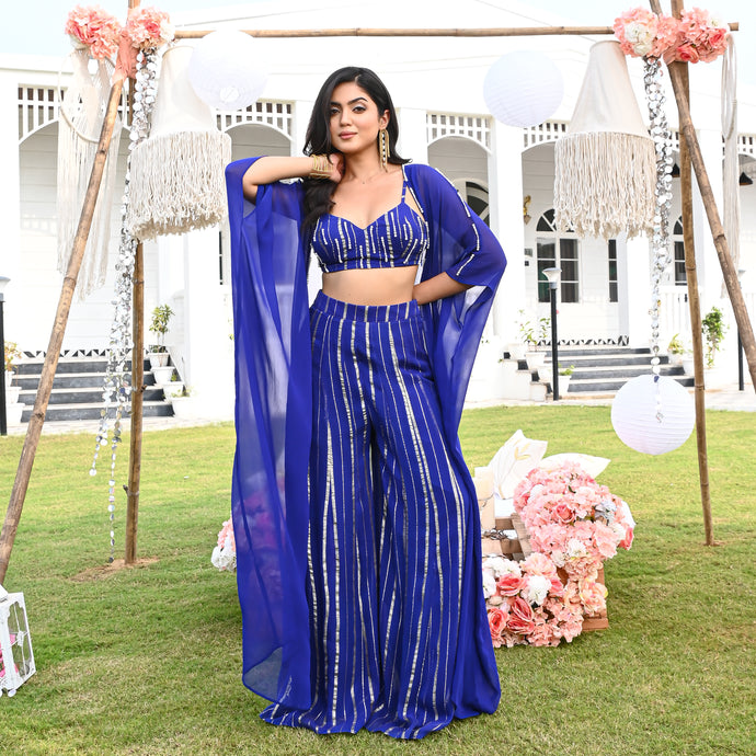 Cobalt Radiance Co-ord Set